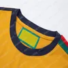 22ss Uomo Donna Designer magliette tee Stampa foglia manica corta Girocollo Streetwear giallo xinxinbuy S-XL185r