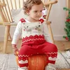 Women's Jumpsuits & Rompers 1pc Christmas Elk Pattren Kids Children Sweater Clothes Warm218V