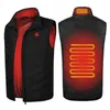 Gilet da uomo 11 aree Gilet autoriscaldante Scaldacorpo riscaldante USB da uomo alimentato a batteria Gilet caldo da donna Abbigliamento termico invernale 231026