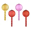 Kerstversiering 3040 cm Decoratie Hanger Simulatie Gekleurde Snoep Lollipop Kleine Riet Pographic Props Home decor 2023 231026