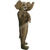 2024 Taille adulte Elephant Mascot Costumes Halloween Fancy Party Robe Cartoon Characon Carnival Noël publicitaire Tépare de fête d'anniversaire