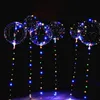 Noel Süslemeleri 10 Packs LED Işık Up Bobo Balonlar 18inch Renkli Helyum Doğum günü Düğün Partisi için Dize Işıkları D 231026