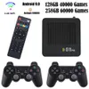 Game Controllers Joysticks Ampown G11 Pro Retro Video Game Console 256g Game Box 2.4G Double Wireless 4K HD TV Box Android 9.0 60000 Spel för PS1/PSP 231025