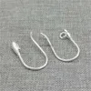 Stud 6prs Sterling Silver Earring Wires w/ Open Ring 925 Teardrop Water Drop Ear Hooks YQ231026