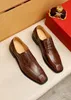 Mens Dress Shoes Fashion Heliine Leather Business Office Work STALLAY DESITER Party Party Oxfords ذكر شقق من الدانتيل غير الرسمية 38-47