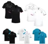 Camisetas masculinas F1 Fórmula 1 Team Polo Camisa nova lapela com o mesmo personalizado F4wi Svz3