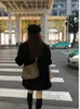 Ternos femininos unxx coreano duplo breasted casaco de lã de alta qualidade blazer moda casual senhora do escritório usar roupas elegantes de rua alta