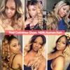 Hair Bulks Ombre Body Wave Bundles With Frontal 1B 27 Blonde Colored Brazilian Human Closure 231025