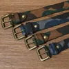 Riemen 2023 Mannen Hoge Kwaliteit Camouflage Pure Koeienhuid Riem Lederen Band Mannelijke Luxe Pin Gesp Vintage Jeans voor Vrouwen YQ231026