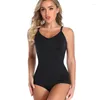 Women's Shapers Kobiety bez rękawów V szyja shaperwear przesuwana bielizna body body body top imprez