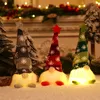 Noel Dekorasyonları 6 Stil Parlayan Gnome Yüzsüz Bebek Merry Ev Dekorasyon Navidad Natal Hediye Yıl Hediyeleri 231026