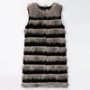 Women's Vests Waistcoats For Women Mid Length Style Imitation Fur Casual Sleeveless Cardigans Leopard Winter Jackets Loose Tops