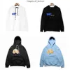 Designer Vêtements Mode Sweatshirts Palmes Angels Lettre Cassée Flock Broderie Lâche Décontracté Hommes Femmes Pull À Capuchon Casual Pull Tops Bleu KVZI