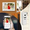 Anjielosmart Tuya 7 pouces moniteur vidéo sonnette système d'interphone caméra de contrôle d'accès dispositif de sécurité intelligent appartement déverrouillage de la carte IC