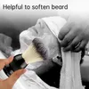 Tıraş köpüğü sakallı tıraş fırçası makyaj fırçaları 1pcs ahşap tutamak kıl salonu berber sabun köpüğü tıraş erkekler temizlik araçları 231025