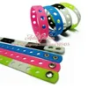 20st Lot Mix Style Slumpmässigt silikonarmband armband 18 cm fit sko charms sko spänne armband gummi armband rem 220117272c