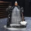 Fragrance Lamps Backflow Incense Burner Waterfall Ceramic Smoke Censer Handicraft Home Decor Wholesale Drop Arrival