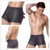 Underpants 4pcsLot Men's Panties Male Underpants Man Pack Shorts Boxers Underwear Slip Homme Calzoncillos Bamboo Hole Large Size 5XL6XL7XL 231026