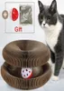 Gato brinquedos brinquedo para animais de estimação multifuncional com bola engraçado scratcher placa proteger móveis gatos perseguir animais de estimação interativos track4458248