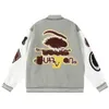 Pilot Men's Jacket Baseball Brand Retro Jacket Letter Embroidery Autumn Men's Hip Hop Loose College Team Fashion Jacket-a4 WE4E AN1K
