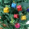 Christmas Decorations Wholesale Mini Xmas Foam Gifts Boxes Ornaments Tree Present Hanging Pendants for Navidad Party Decoration Supplies 231026