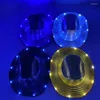 Berets Sequin Jazz Hat For Men Women Children Party Supplies LED Glowing Glitters Stage Show Shining Glow