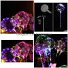 Palloncino Led Bobo Con 31.5 pollici Stick String Light Natale Halloween Birthday Party Decor Drop Delivery Giocattoli Regali Novità Gag Dhg5U