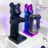 Dekorativa föremål Figurer Trendiga Watch Display Stand Electropating Cartoon Bear Animal Hartament Smycken Lagringsstället Firande Dhnhi