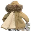 Piumino per bambini Capispalla invernale Parka spesso per ragazze Cappotti caldi imbottiti in cotone con cappuccio Giacche casual per bambini 2-10 anni Abbigliamento 231025