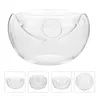 Bowls Transparent Bowl Salad Wedding Decoration Ice Serving Dish High Borosilicate Glass Case