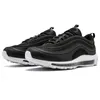 Designer 97 Rinnande skor Män kvinnor 97S Sean Wotherspoon Triple Black White Silver Gold Bullet University Red Volt Pine Green Mens Trainers Sport Sneakers