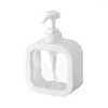 Dispenser di sapone liquido Dispenser per piatti Schiuma trasparente 300/500ml Contenitore per pompa in plastica per bagno Bottiglia a mano Schiuma da cucina