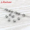 500Pcs Antique Silver Alloy lantern Spacer Bead 4mm For Jewelry Making Bracelet Necklace DIY Accessories D2259B