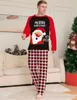 Família combinando roupas de natal roupa usar estilo xadrez pijamas conjunto bebê meninos meninas sleepwear papai mamãe e me homewear terno 231026