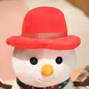 Stuffed Plush Animals 25/35/45CM Lovely Snowman Plush Toys Soft Stuffed Animal Doll Soft Christmas Decoration Doll For Children Kids Gifts