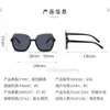 Zonnebrillen Designer Fashion Sunglasses Chanelism Dames Half Frame Trend Zonnebril Travel en vakantie Zonnebril 606 met geschenkdoos