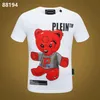 PLEIN BEAR T SHIRT Мужские дизайнерские футболки Брендовая одежда Rhinestone Skull Мужские футболки Классическая высококачественная уличная одежда в стиле хип-хоп Ts329E