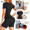 Intimo modellante da donna Vensslim Tuta da sauna da donna Maglietta dimagrante Termo modellante Dimagrante Shaper completo per il corpo Allenatore in vita Legging Trimmer Corsetto 231025