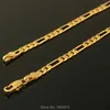Link Bracelets Adixyn Gold Color 3 MM Chain Bangles Men Jewelry Classic Figaro Bracelet Fashion Wholesale
