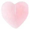 NEW Factory directly sale Premium Heart Shape Guasha Plate 100% Natural Crystal Pink Rose Quartz Gua Sha Massage