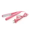 Hair Straighteners Wholesale-Mini Curls Straightener Iron Pink Ceramic Electronic Chapinha Nano Titanium Straightening Corrugated Curl Dhulw