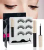 5 Magnet Ocean Pearl False Eyelashes Magnetic Eyeliner Tweezer Set Waterproof Natrual Mink Eyelashs Extension för Beauty7759415