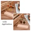 Stud 20Pairs Walnut Wood Resin Earring Base Accessories with Pins Round for DIY Women Wooden Earrings Connectors Jewelry Making YQ231026
