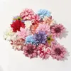 Decorative Flowers Unique Portable Beautiful 9 Colors Realistic All Chrysanthemum Handicraft Simulation Flower Wear-resistant