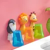 Toothbrush Holders Kids Toothbrush Holder Wall Mount Cute Cartoon Toothbrush Cup with Holder Lovely Child Mouthwash Set Storage Rack Gift for Kid 231025