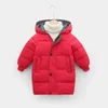 Casaco de inverno infantil para baixo jaqueta de inverno para bebês meninos meninas casacos parka acolchoados engrossar casacos longos quentes macacões para crianças pequenas 231025