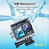 Weatherproof Cameras OurLife Action Camera 1080p 30fps Dual Screen 140 ° vidvinkel 30m vattentät sport WiFi -anslutning Hjälmvideo 231025