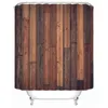 Shower Curtains Musife Custom High Quality Old Wood Shower Curtain Waterproof Bathroom Polyester Fabric Bathroom Curtain 231025