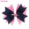 Cheerleading Your Bows 1PC 8 Zoll großes Ripsband Haarspangen für Mädchen für Accessoires 231025