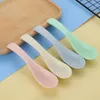 Spoons 1/3pcs Home Spoon Portable Kitchen Flatware Long Handle Tableware Plastic Soup Wheat Straw Dining